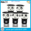 Creative shaped design funny face printing Cute Ceramic Coffee Mug